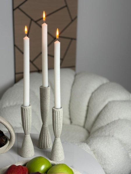 شمعدانات طقم ثلاثي