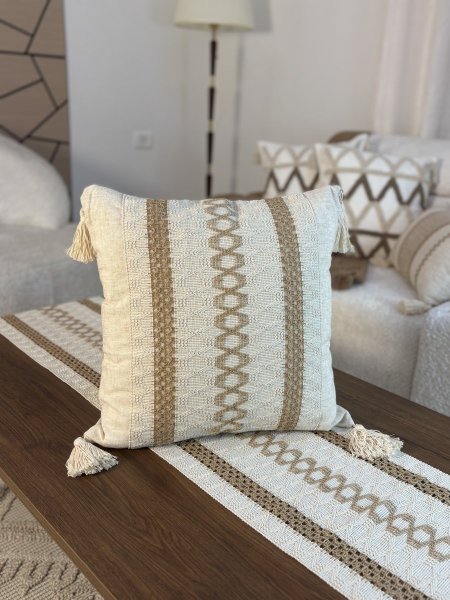 وجه قرنة مربعة بني وبيج